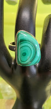 Load image into Gallery viewer, Sterling Silver Malachite Rings
