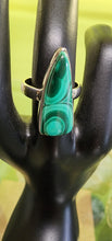 Load image into Gallery viewer, Sterling Silver Malachite Rings
