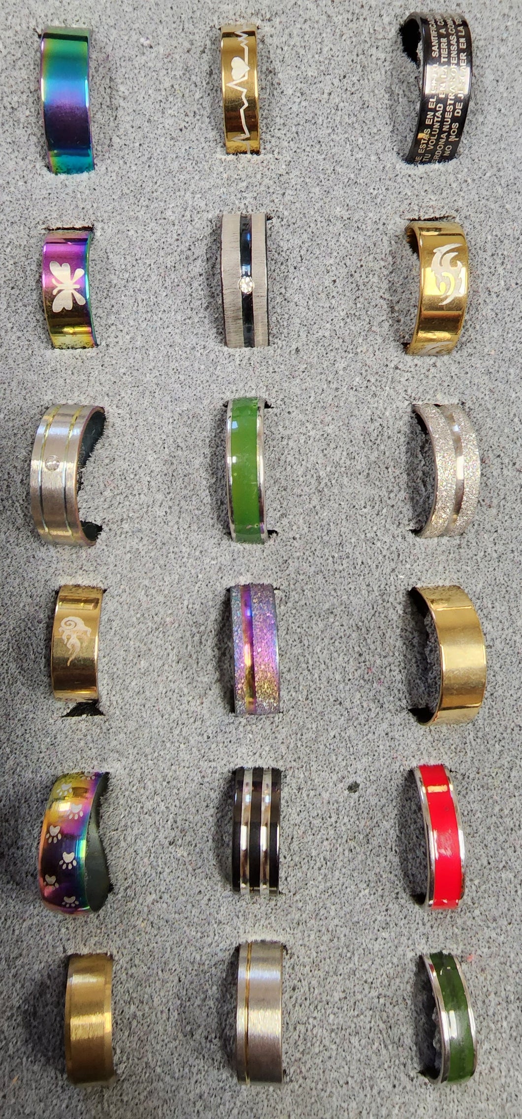 Stainless Steel Rings Closeout