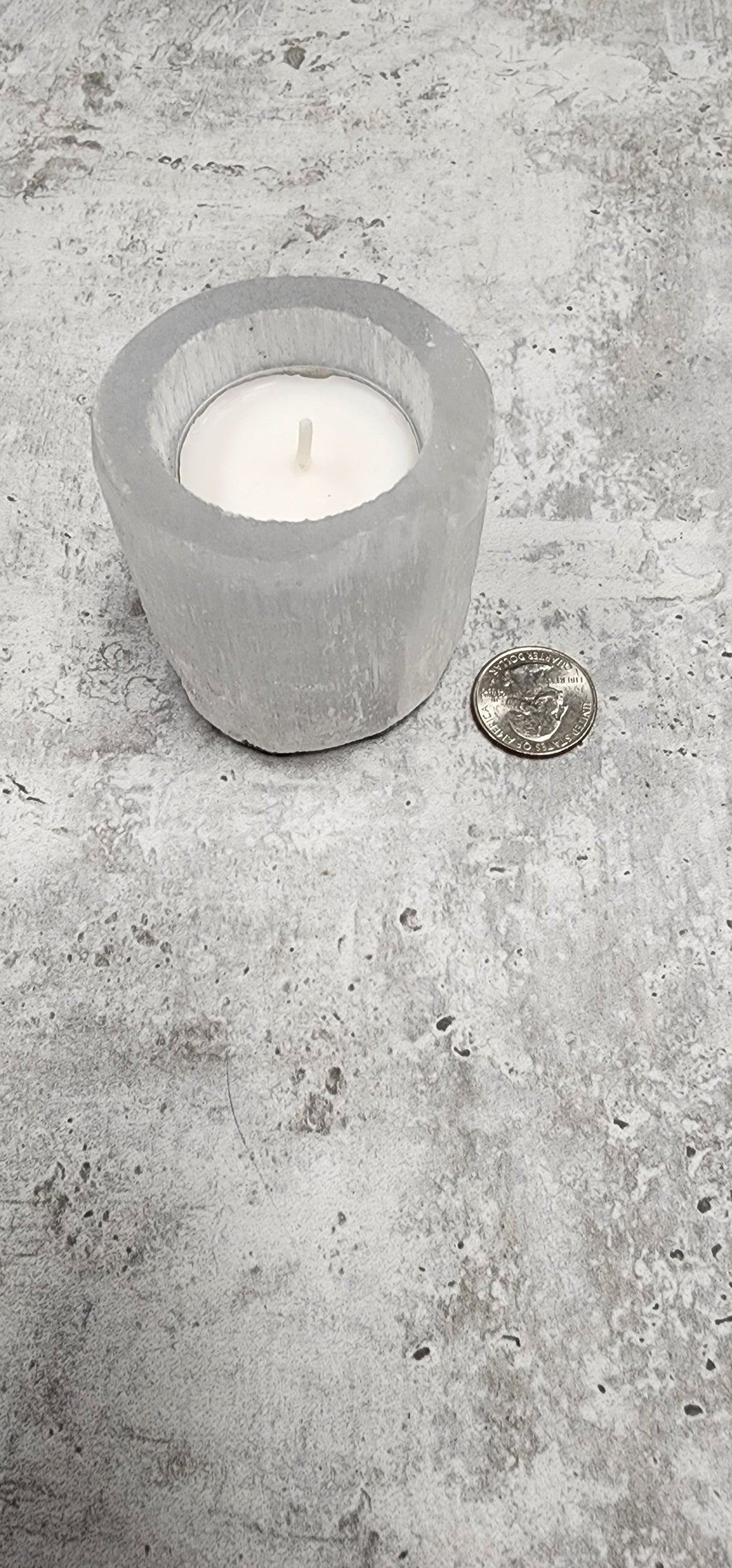 Selenite Candle Holder