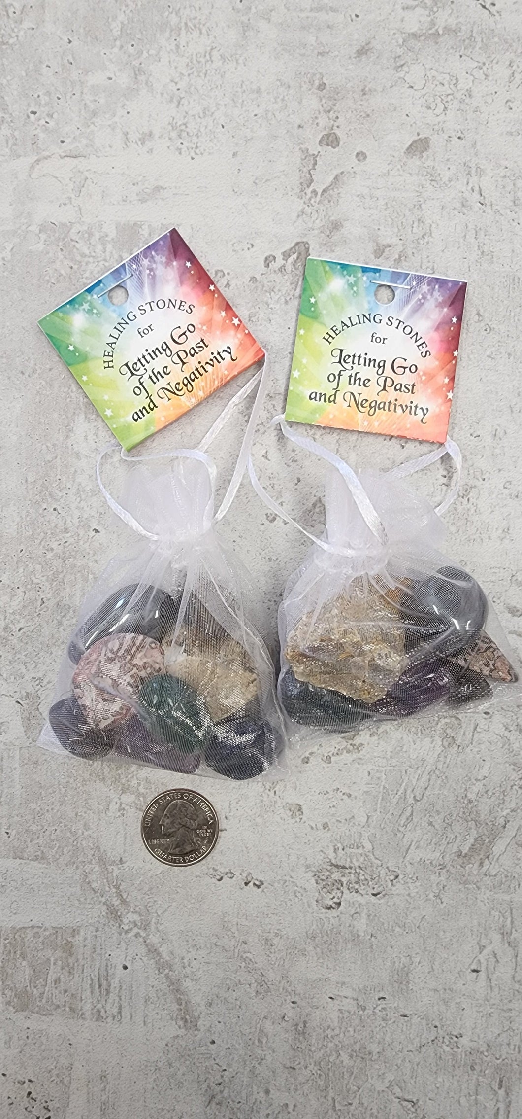 Letting Healing Go Stone Pouch