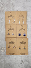 Load image into Gallery viewer, Medium Size Sterling Silver Earrings
